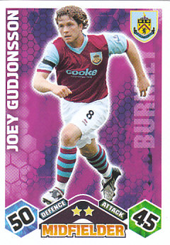 Joey Gudjonsson Burnley 2009/10 Topps Match Attax #101